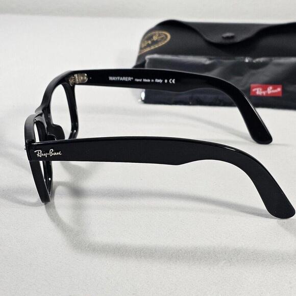 Ray-Ban Original Wayfarer RB2140 Italy Black Frames with Case 50-22 - Picture 10 of 12